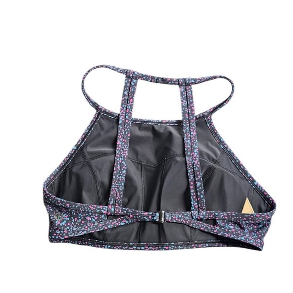 Lululemon See The Sea Swim Top Terrazzo Black Multi, Bikini, Swimwear, 4/6 - Picture 3 of 7